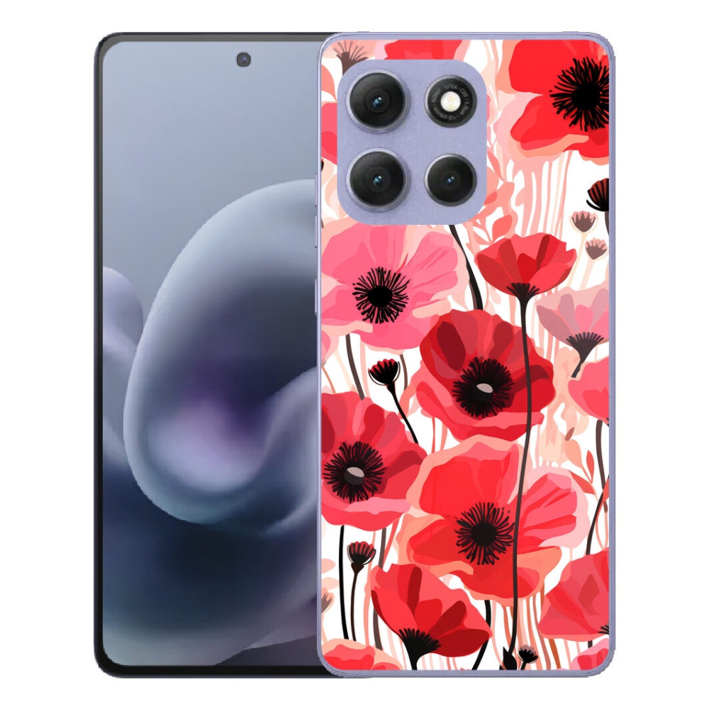 Gelový kryt mmCase na Motorola Moto G86 Power 5G - vlčí mák 1
