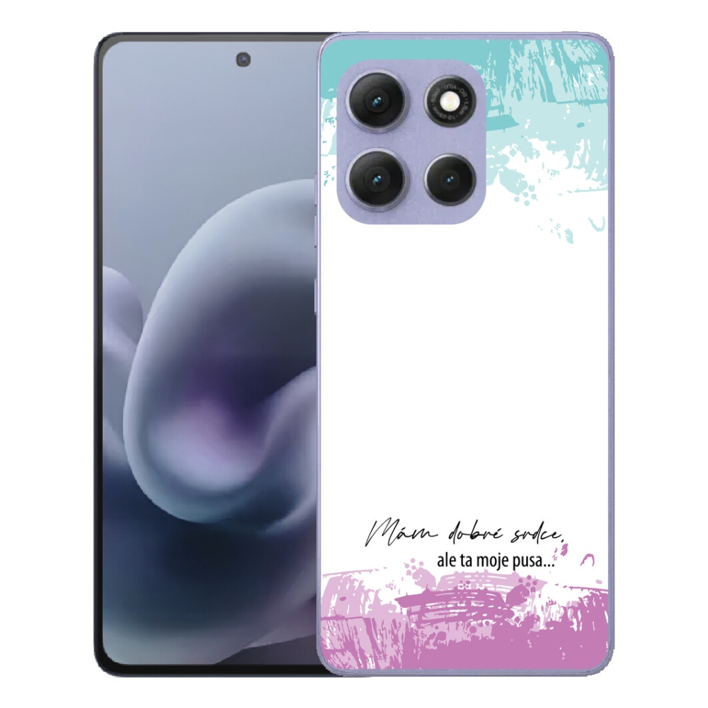 Gelový kryt mmCase na Motorola Moto G86 Power 5G - vtipný text 3 bílé pozadí