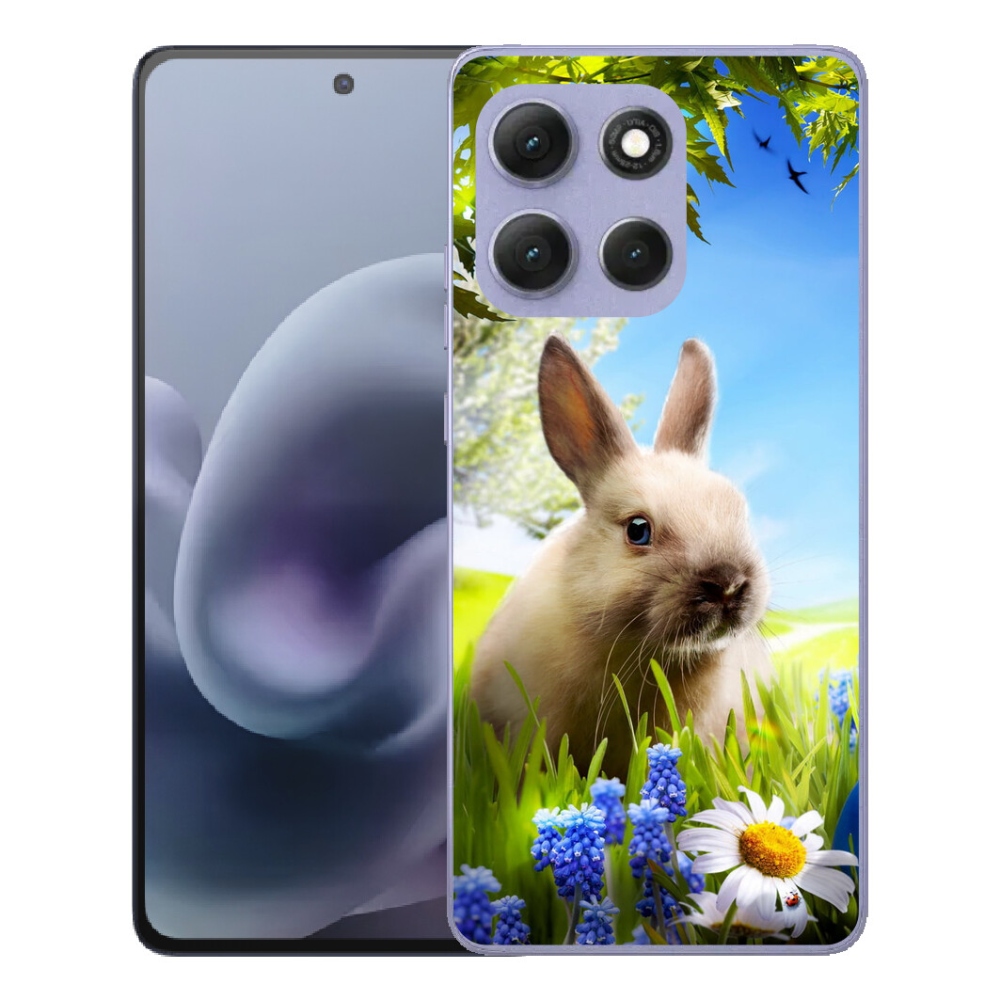 Gelový kryt mmCase na Motorola Moto G86 Power 5G - zajíček