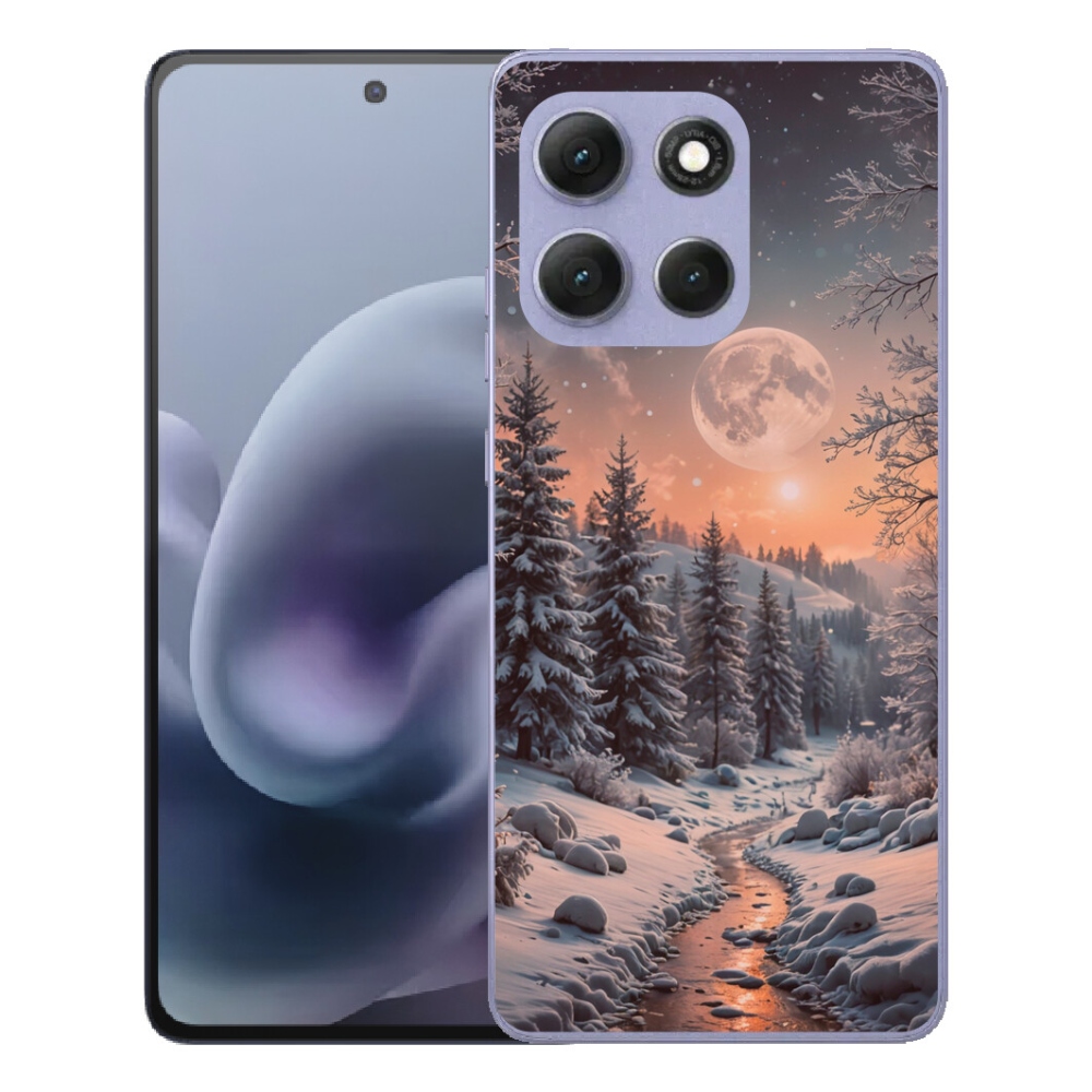 Gelový kryt mmCase na Motorola Moto G86 Power 5G - zimní krajina 2