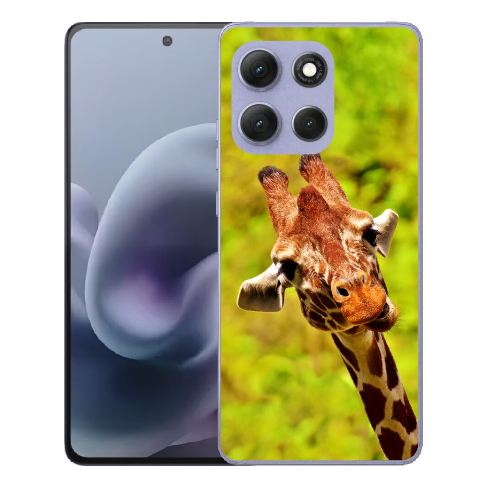 Gelový kryt mmCase na Motorola Moto G86 Power 5G - žirafa