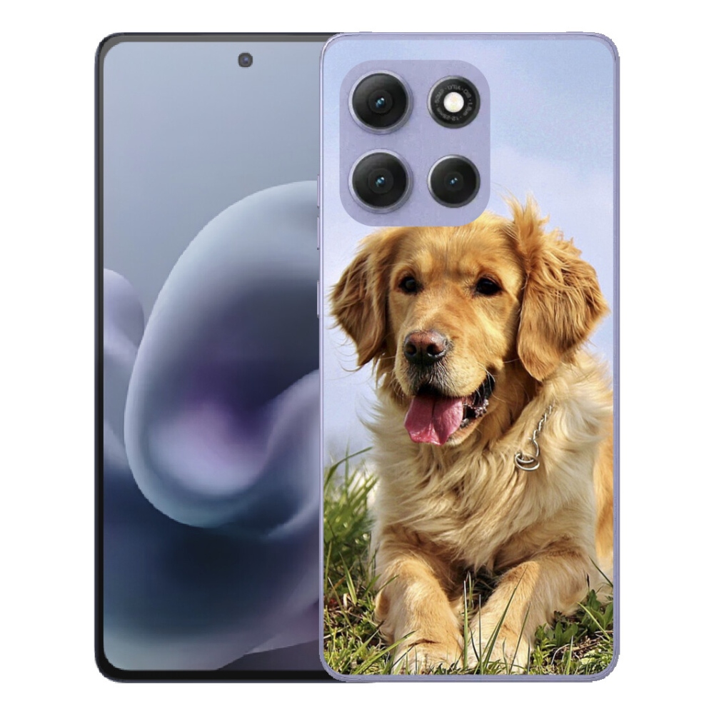 Gelový kryt mmCase na Motorola Moto G86 Power 5G - zlatý retrívr