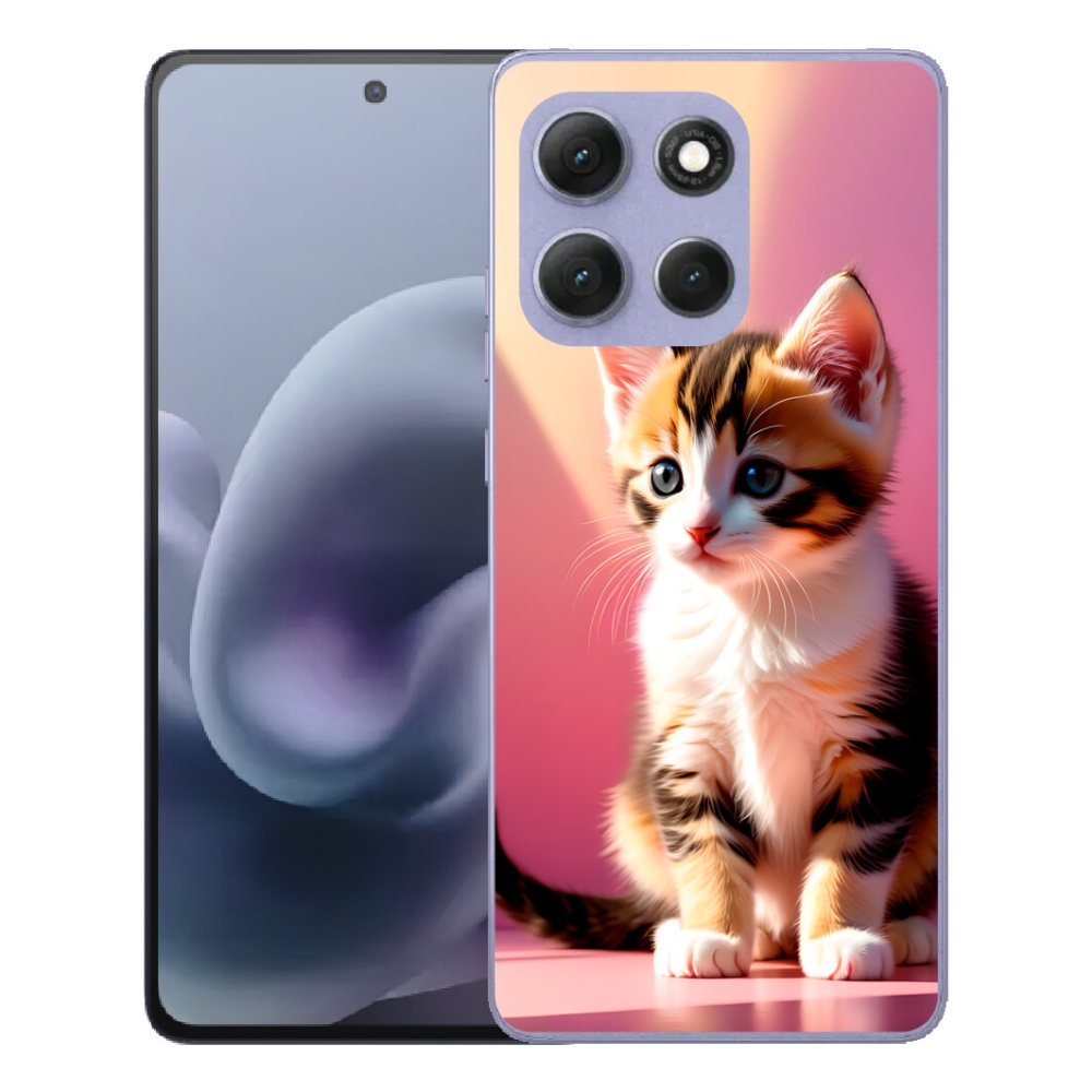 Gelový kryt mmCase na Motorola Moto G86 Power 5G - zvědavé kotě 2