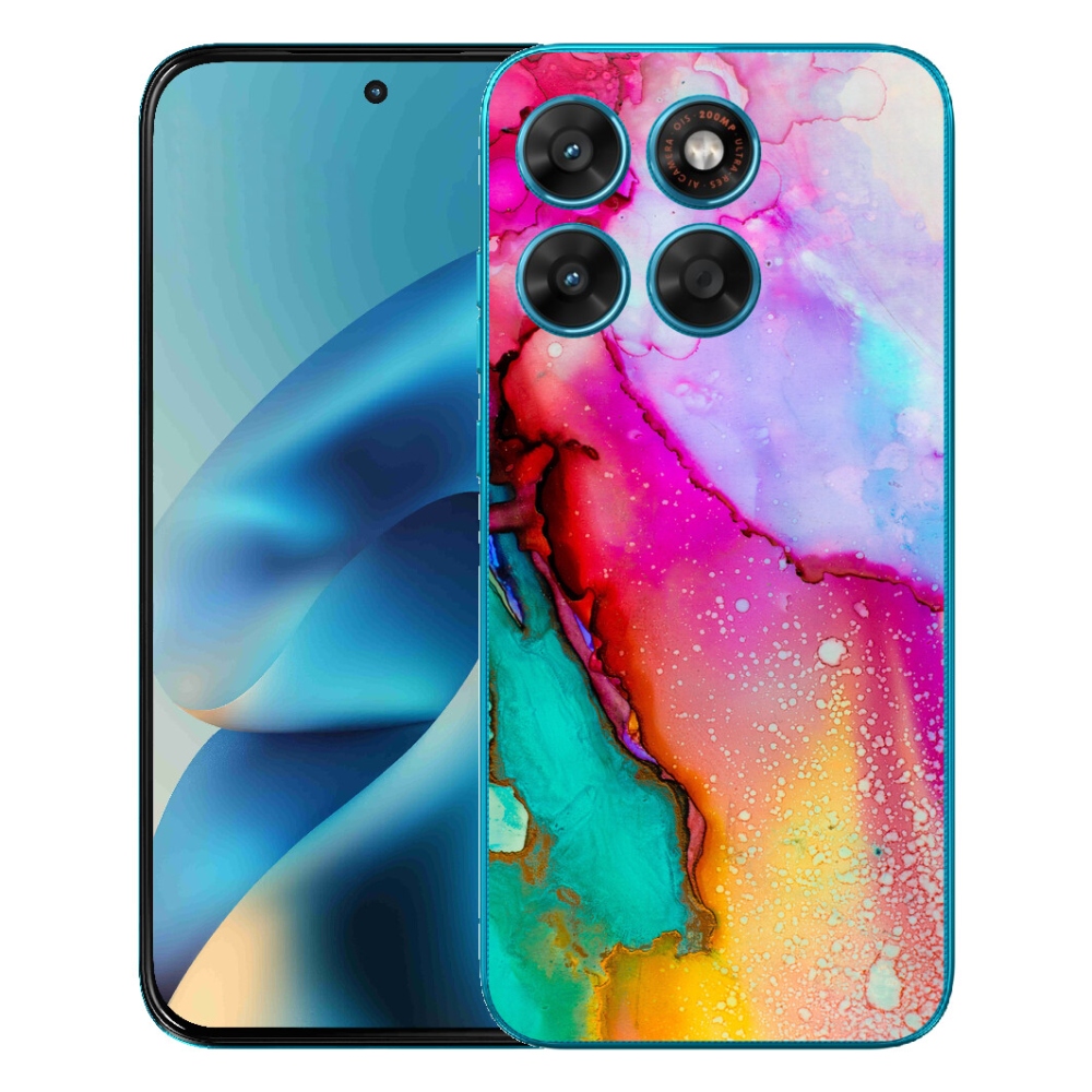 Gelový kryt mmCase na Motorola Moto G87/G77/G67 - abstrakt 24
