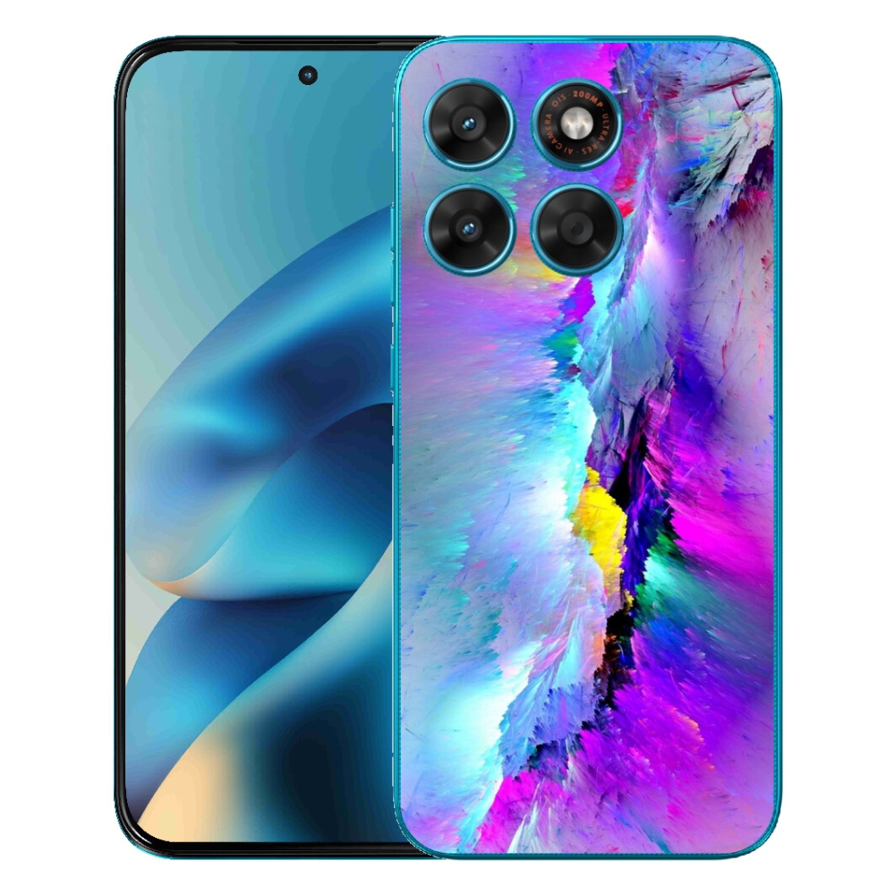 Gelový kryt mmCase na Motorola Moto G87/G77/G67 - abstrakt