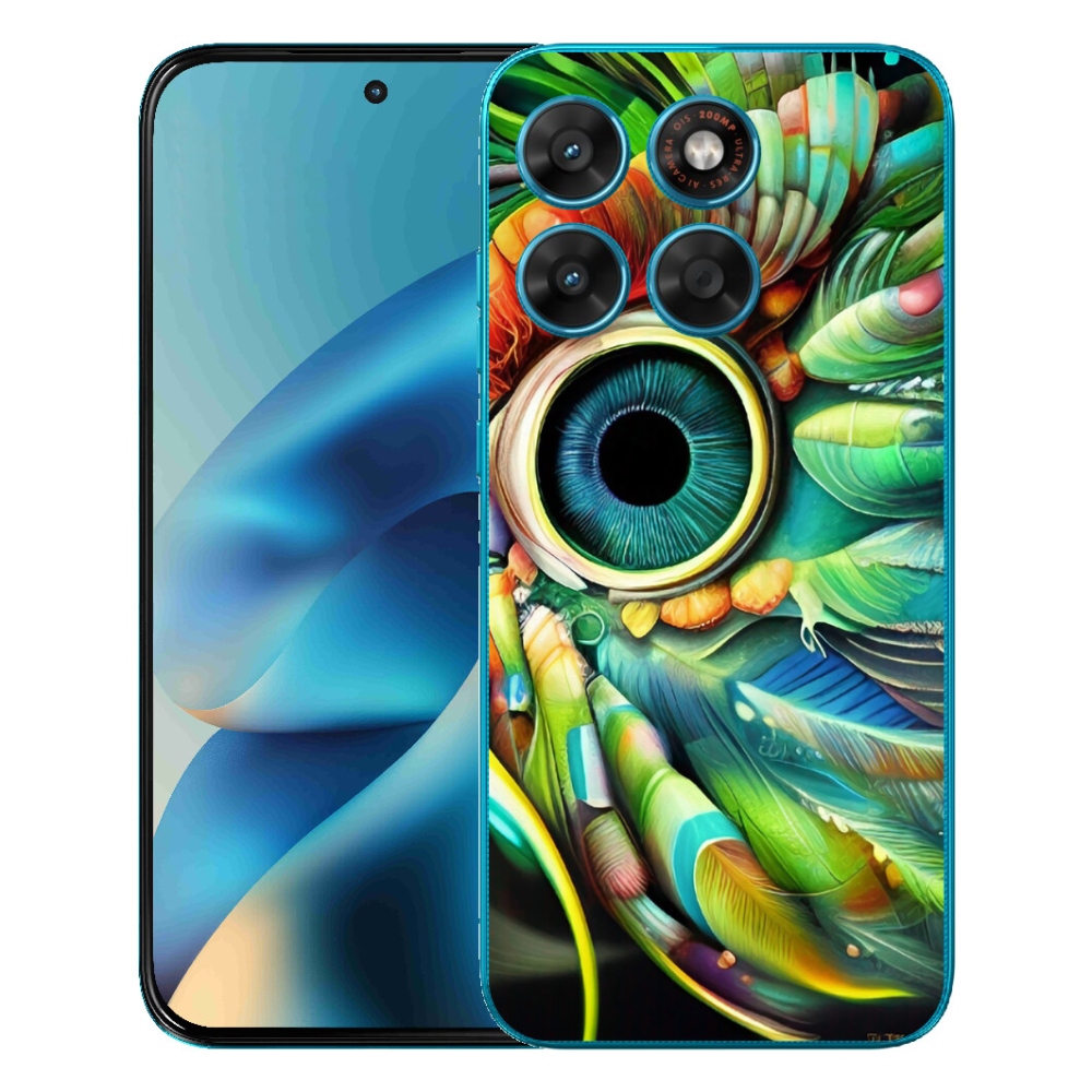 Gelový kryt mmCase na Motorola Moto G87/G77/G67 - abstraktní motiv 18