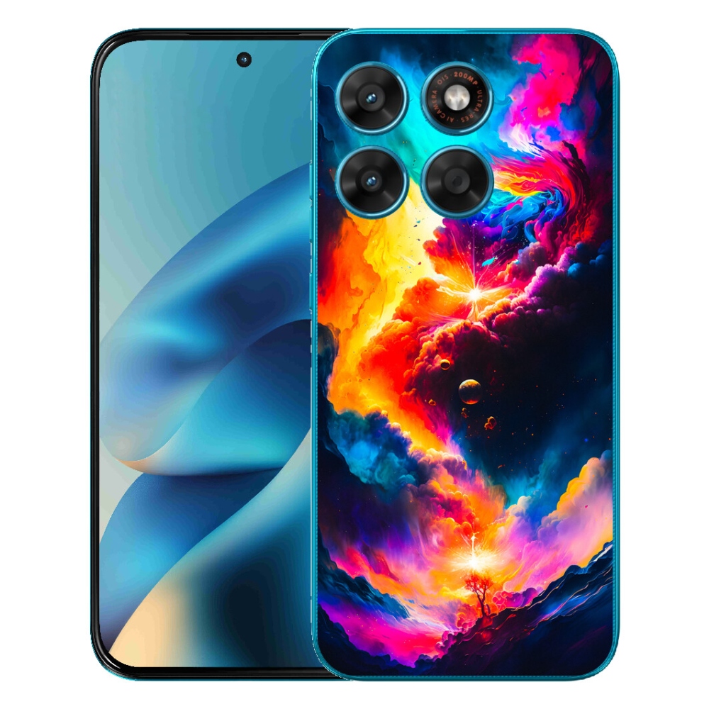 Gelový kryt mmCase na Motorola Moto G87/G77/G67 - abstraktní motiv