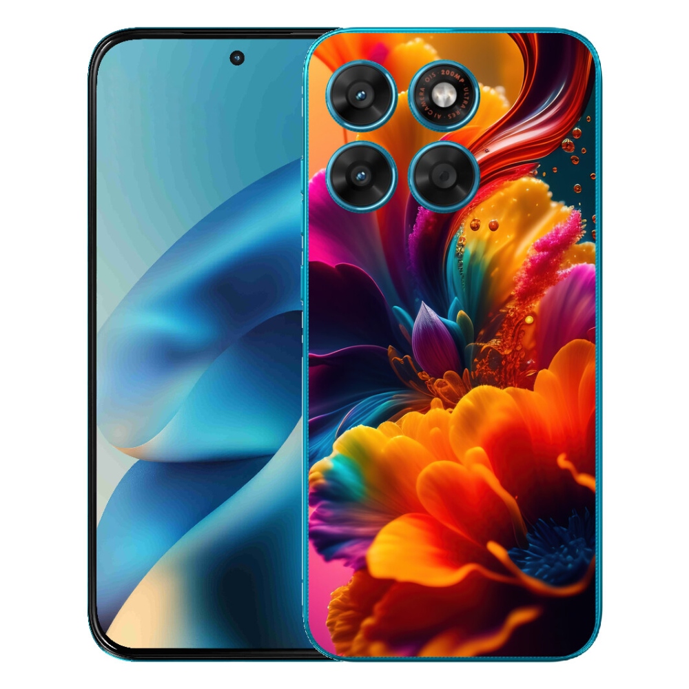 Gelový kryt mmCase na Motorola Moto G87/G77/G67 - abstraktní motiv 2