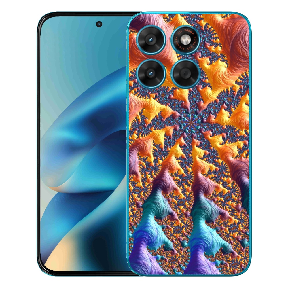 Gelový kryt mmCase na Motorola Moto G87/G77/G67 - abstraktní motiv 23