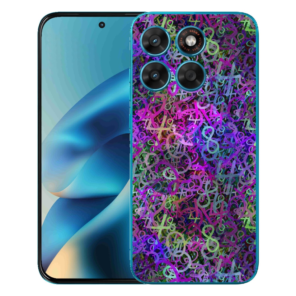 Gelový kryt mmCase na Motorola Moto G87/G77/G67 - abstraktní motiv 25