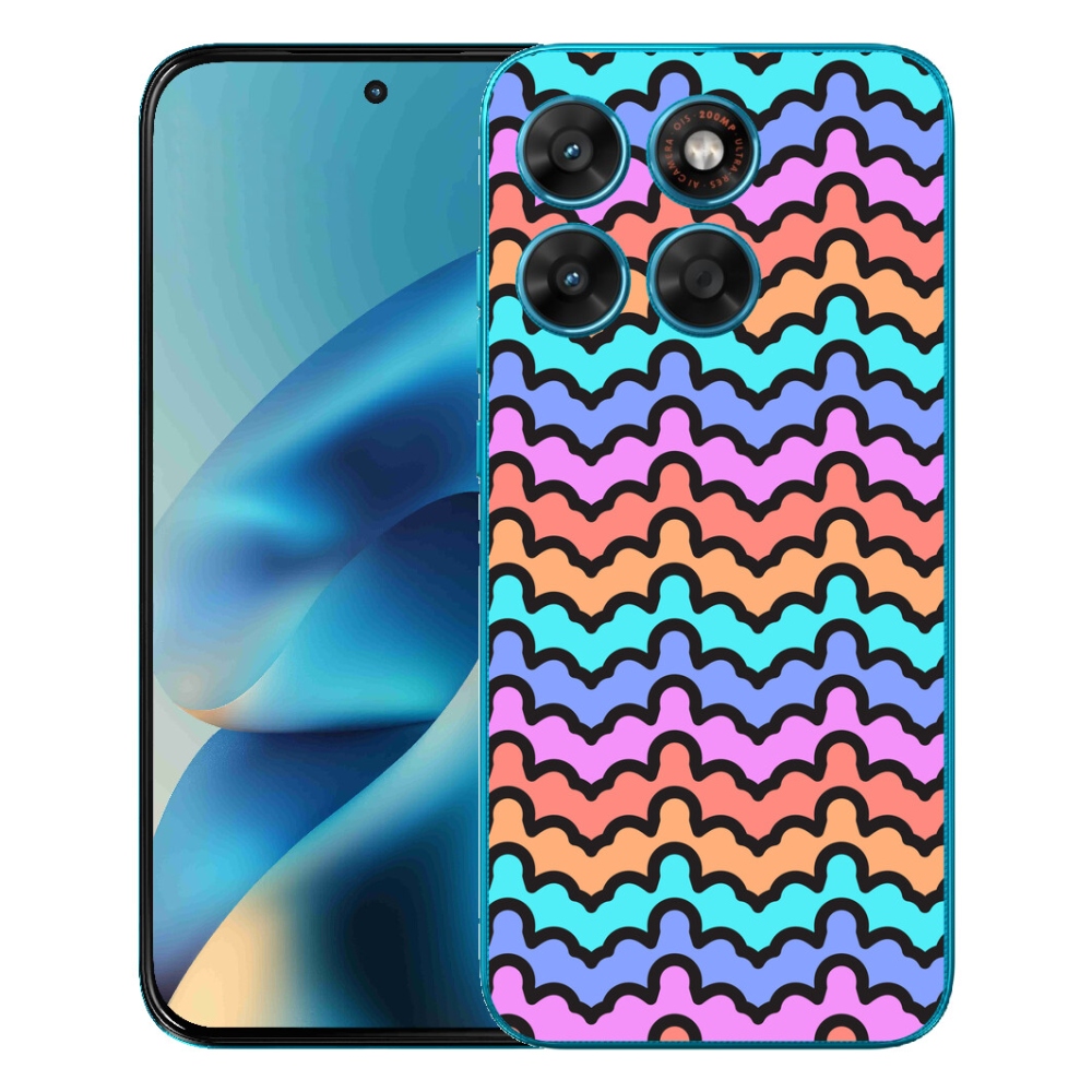 Gelový kryt mmCase na Motorola Moto G87/G77/G67 - abstraktní motiv 30