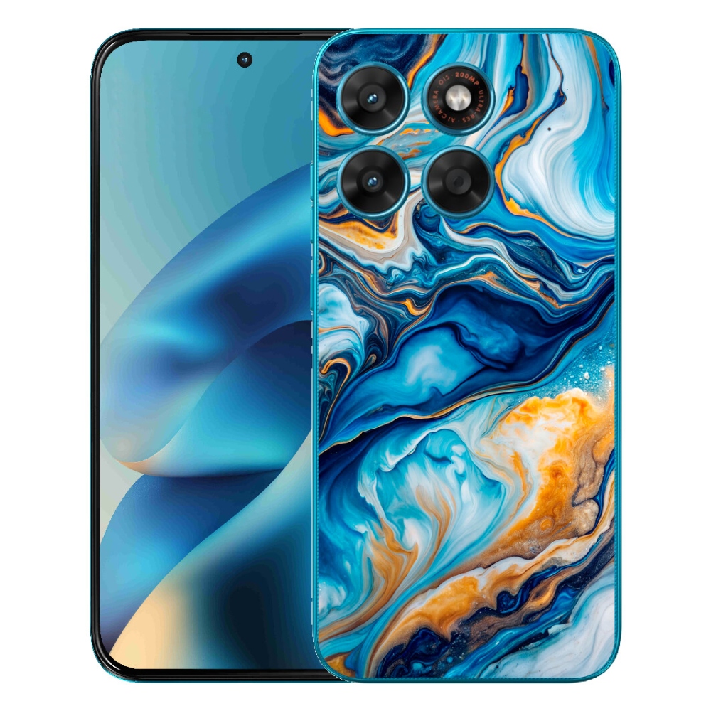 Gelový kryt mmCase na Motorola Moto G87/G77/G67 - abstraktní motiv 34
