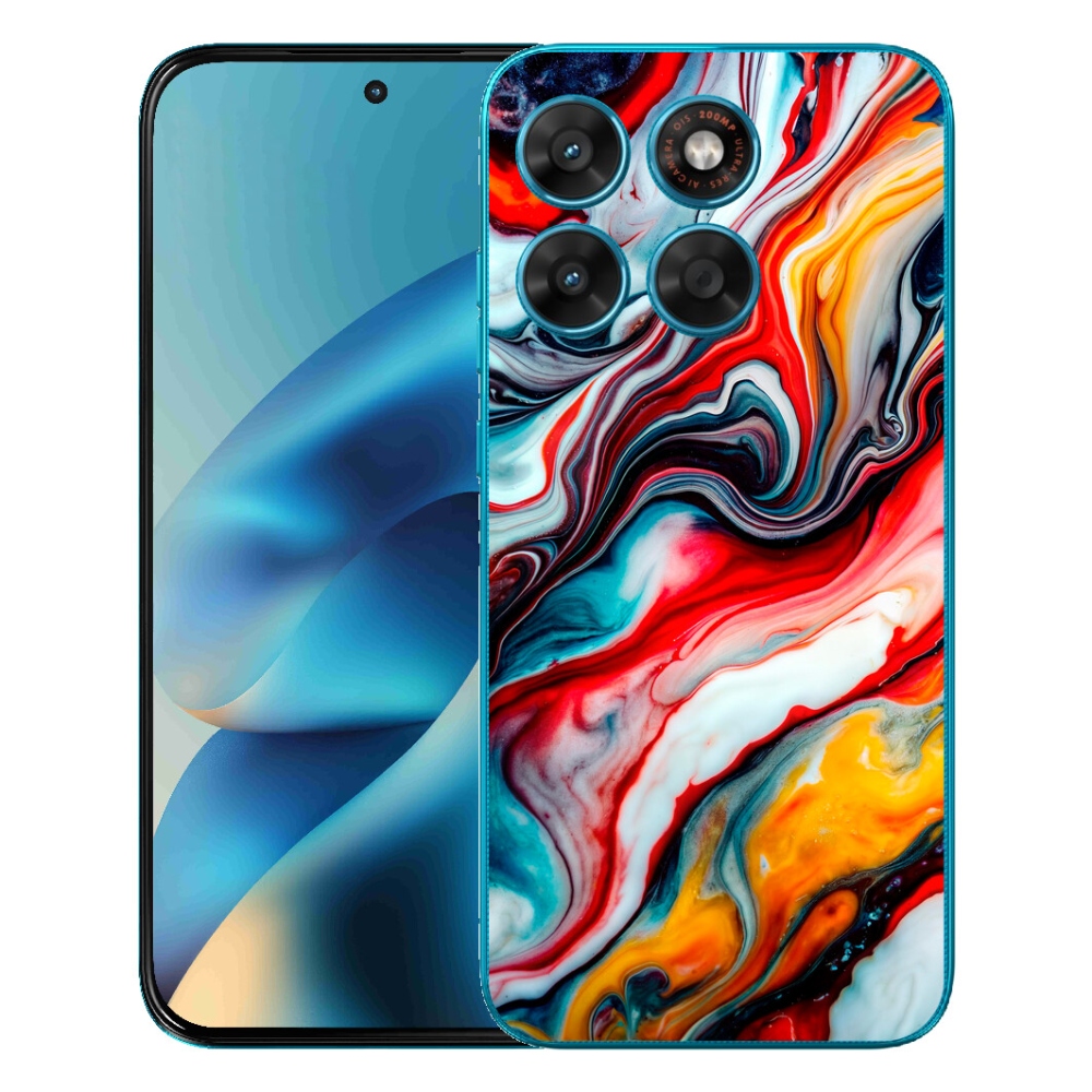 Gelový kryt mmCase na Motorola Moto G87/G77/G67 - abstraktní motiv 35
