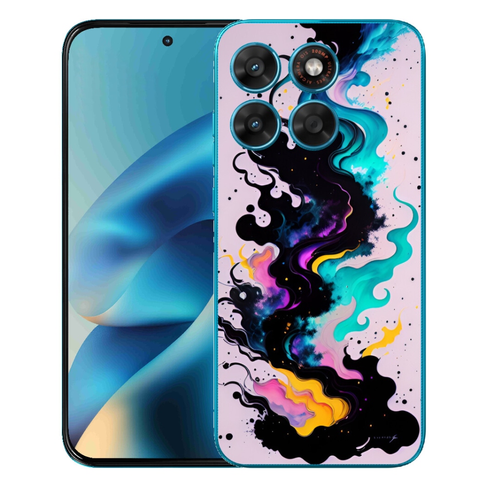 Gelový kryt mmCase na Motorola Moto G87/G77/G67 - abstraktní motiv 4