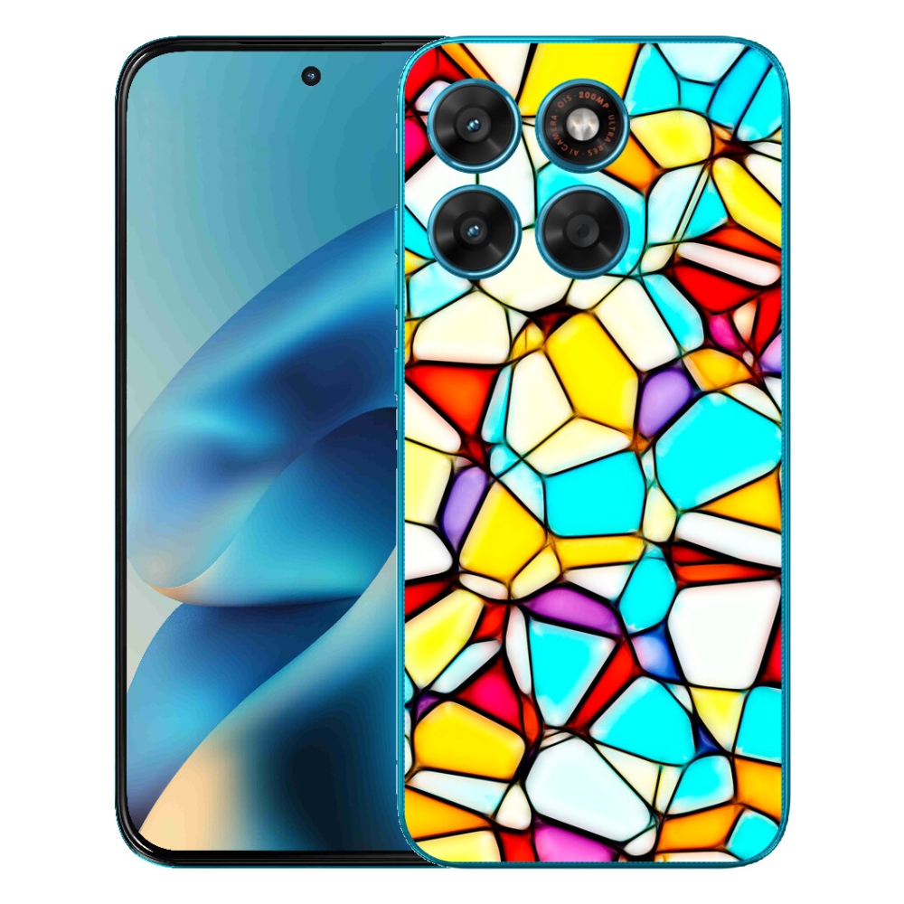 Gelový kryt mmCase na Motorola Moto G87/G77/G67 - abstraktní motiv 40