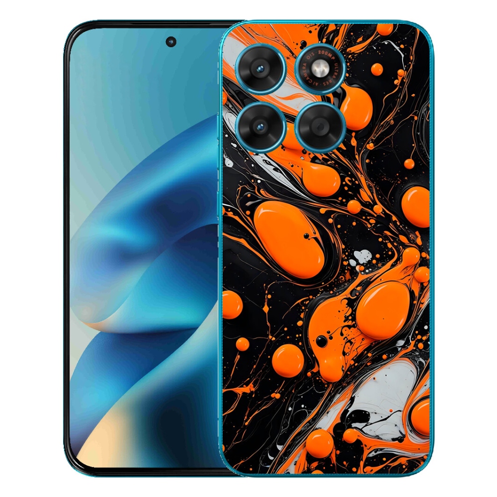 Gelový kryt mmCase na Motorola Moto G87/G77/G67 - abstraktní motiv 41