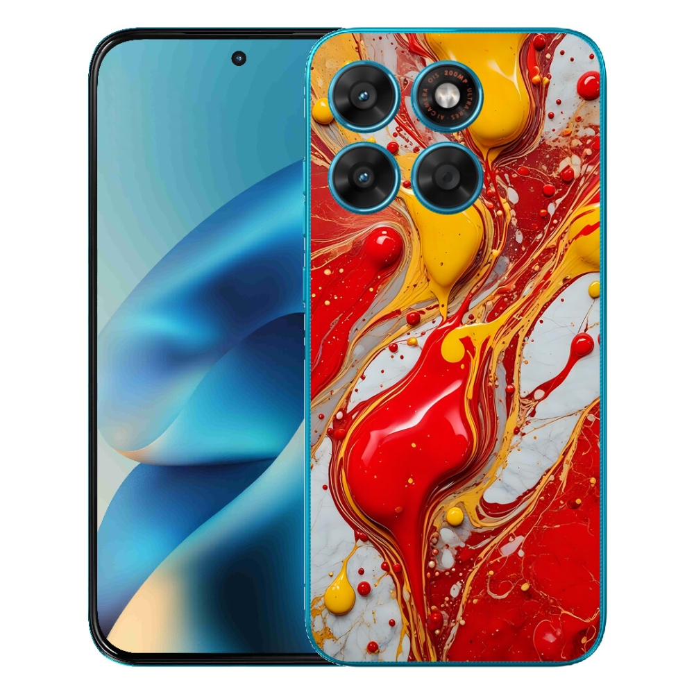 Gelový kryt mmCase na Motorola Moto G87/G77/G67 - abstraktní motiv 42