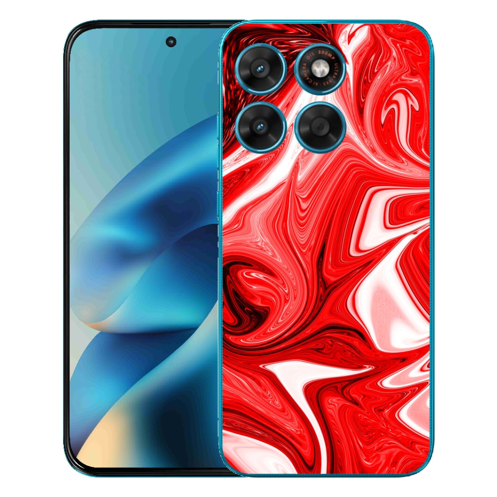Gelový kryt mmCase na Motorola Moto G87/G77/G67 - abstraktní motiv 43