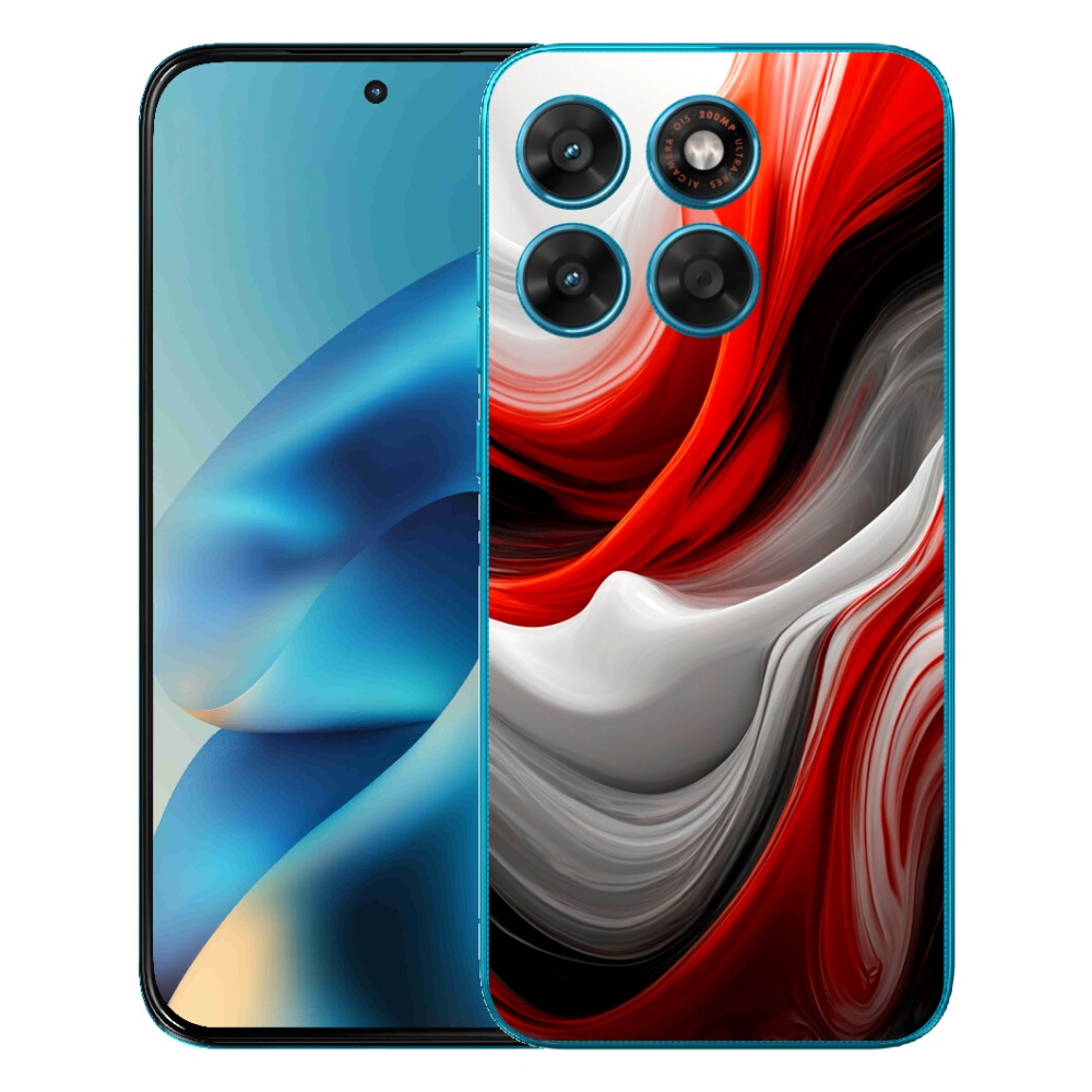 Gelový kryt mmCase na Motorola Moto G87/G77/G67 - abstraktní motiv 47
