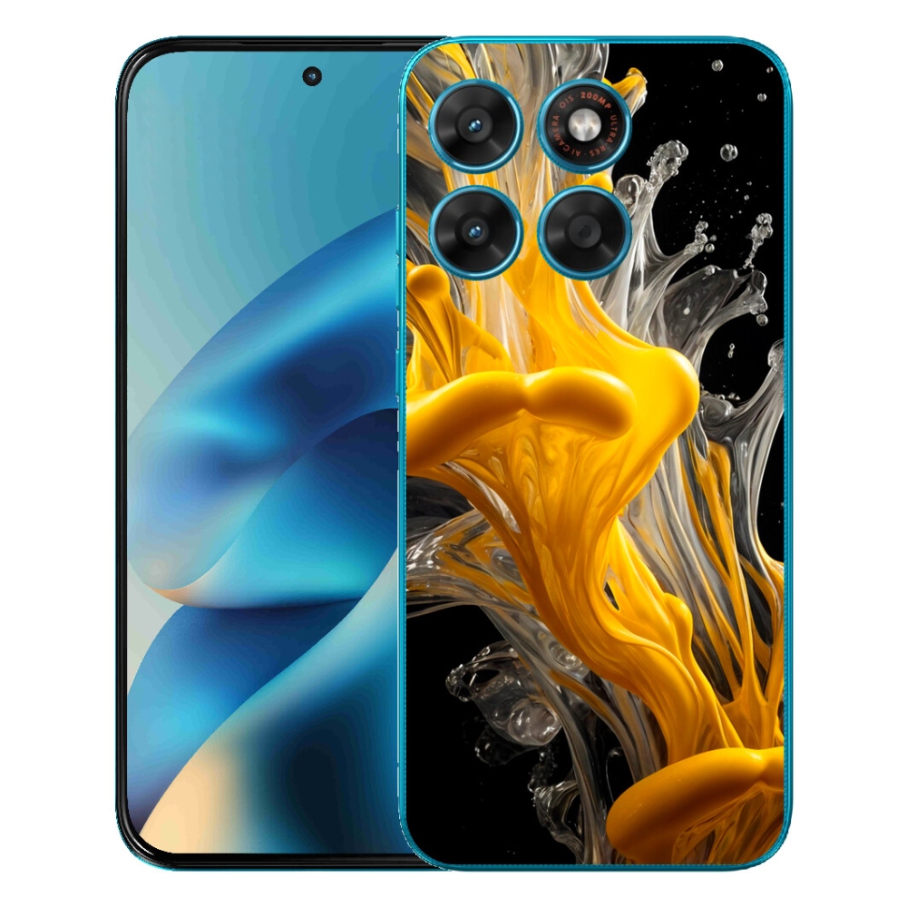 Gelový kryt mmCase na Motorola Moto G87/G77/G67 - abstraktní motiv 48