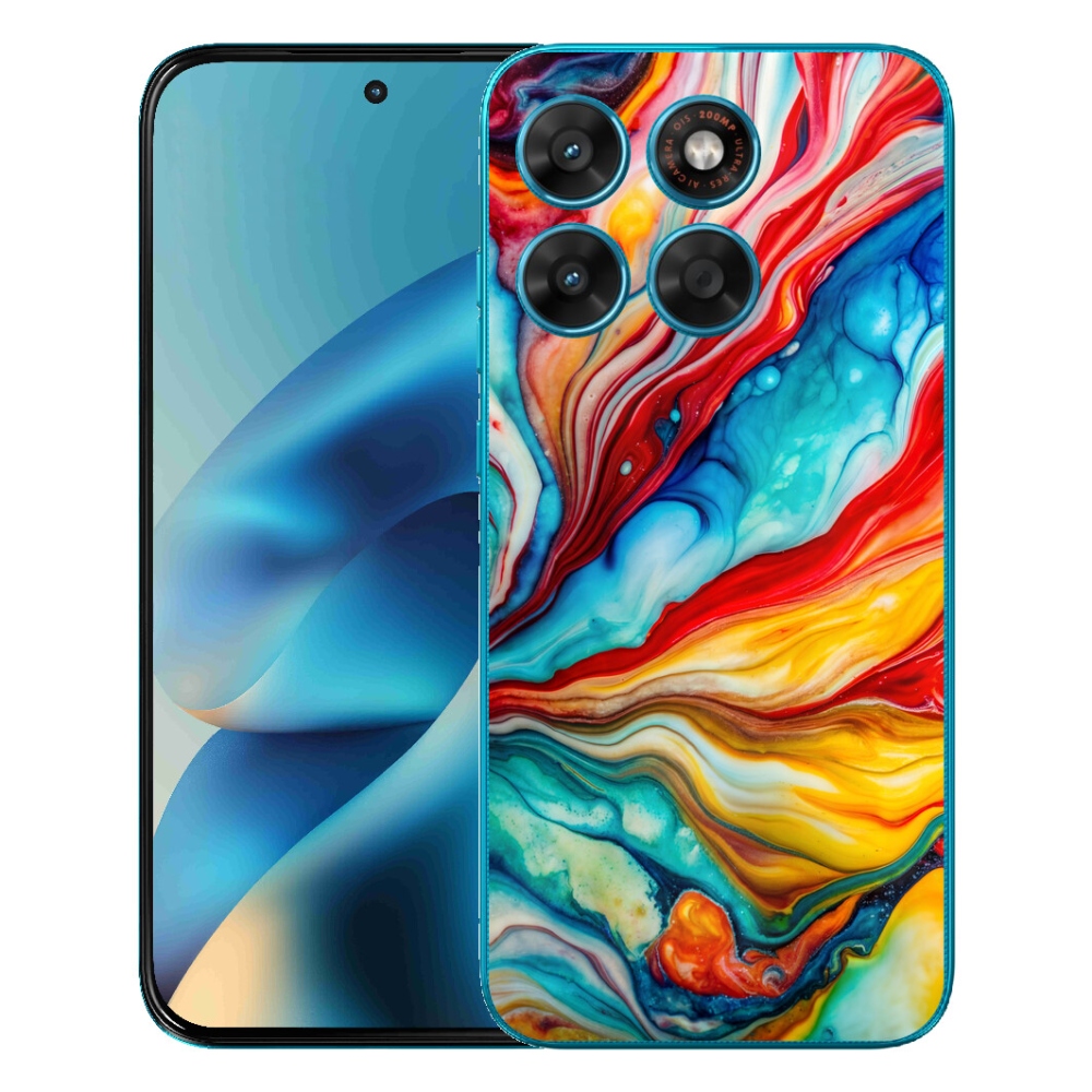 Gelový kryt mmCase na Motorola Moto G87/G77/G67 - abstraktní motiv 58