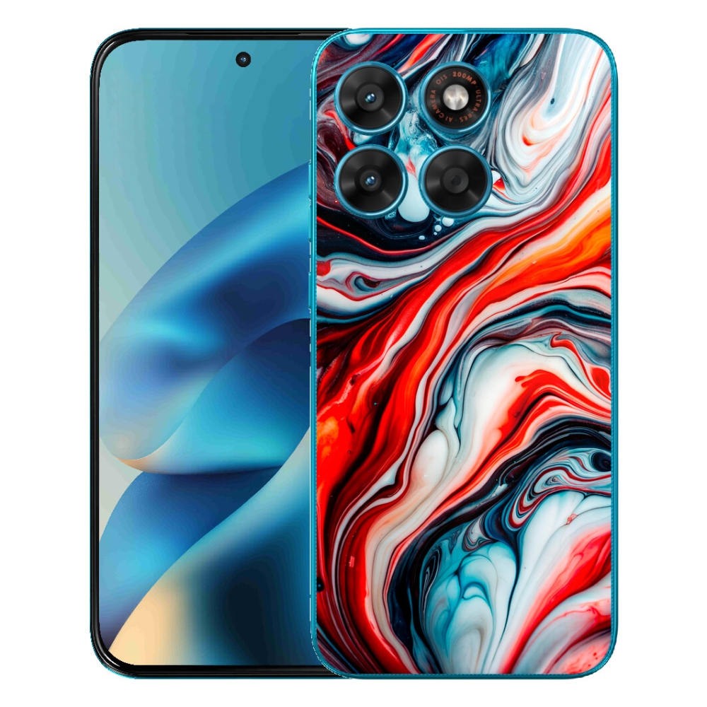 Gelový kryt mmCase na Motorola Moto G87/G77/G67 - abstraktní motiv 63