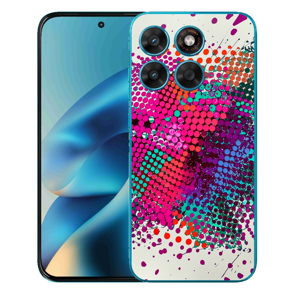 Gelový kryt mmCase na Motorola Moto G87/G77/G67 - abstraktní motiv 65