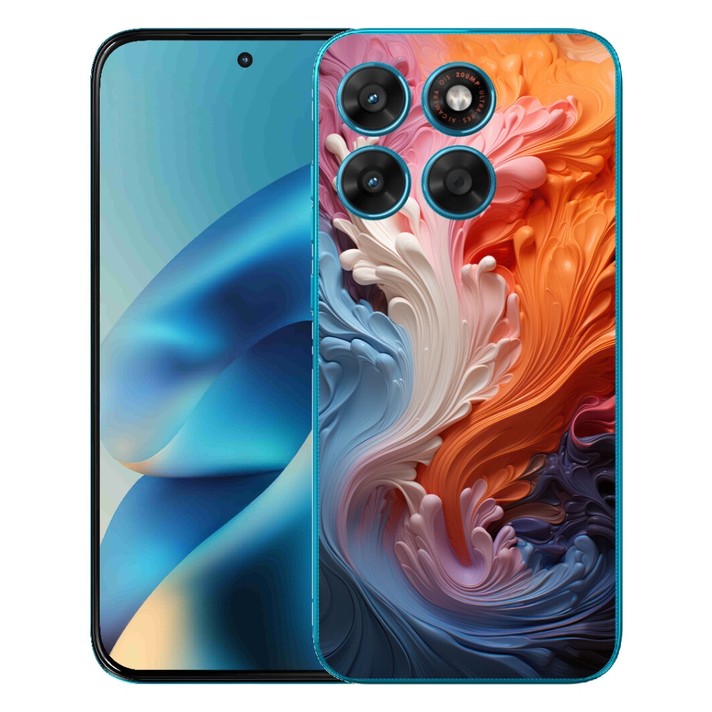 Gelový kryt mmCase na Motorola Moto G87/G77/G67 - abstraktní motiv 8