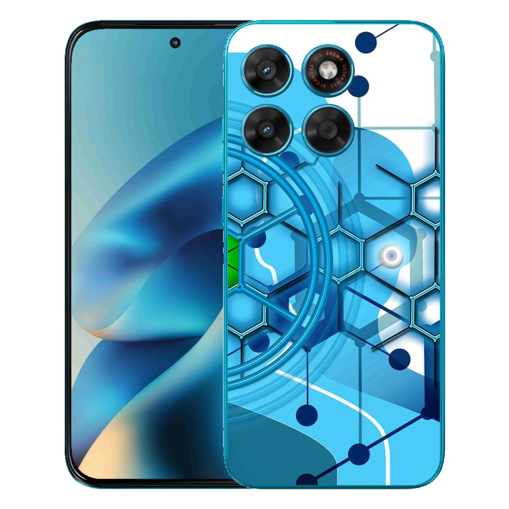 Gelový kryt mmCase na Motorola Moto G87/G77/G67 - abstraktní vzor 2