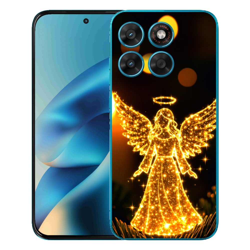 Gelový kryt mmCase na Motorola Moto G87/G77/G67 - anděl