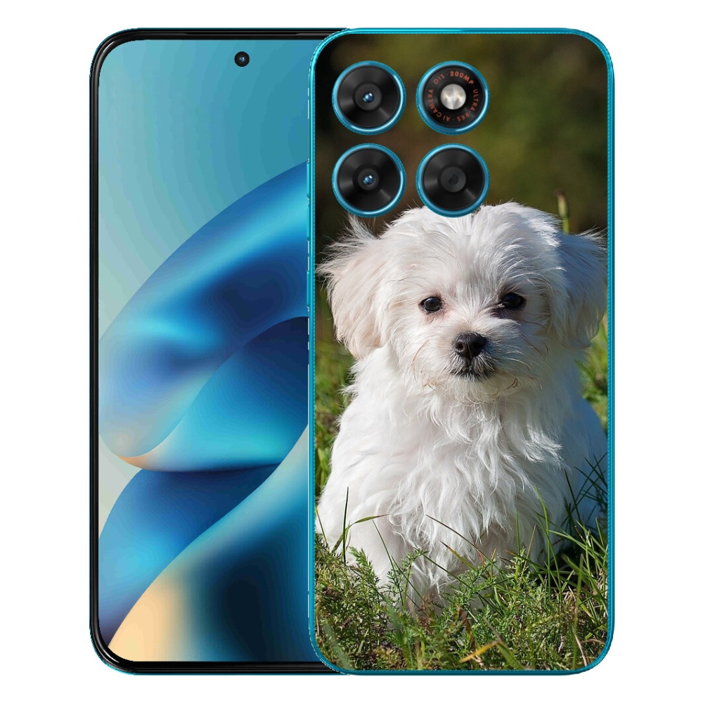 Gelový kryt mmCase na Motorola Moto G87/G77/G67 - bišonek