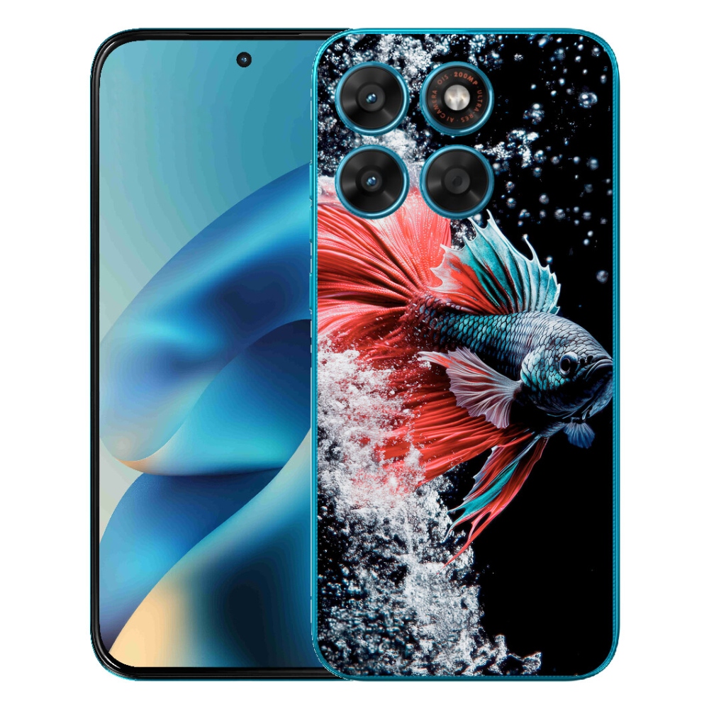 Gelový kryt mmCase na Motorola Moto G87/G77/G67 - bojovnice pestrá