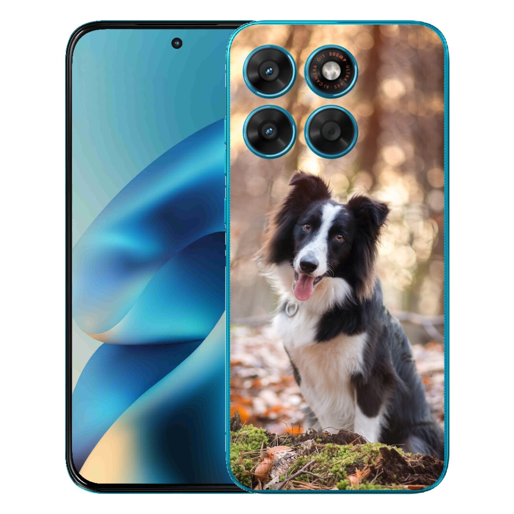 Gelový kryt mmCase na Motorola Moto G87/G77/G67 - border kolie 1