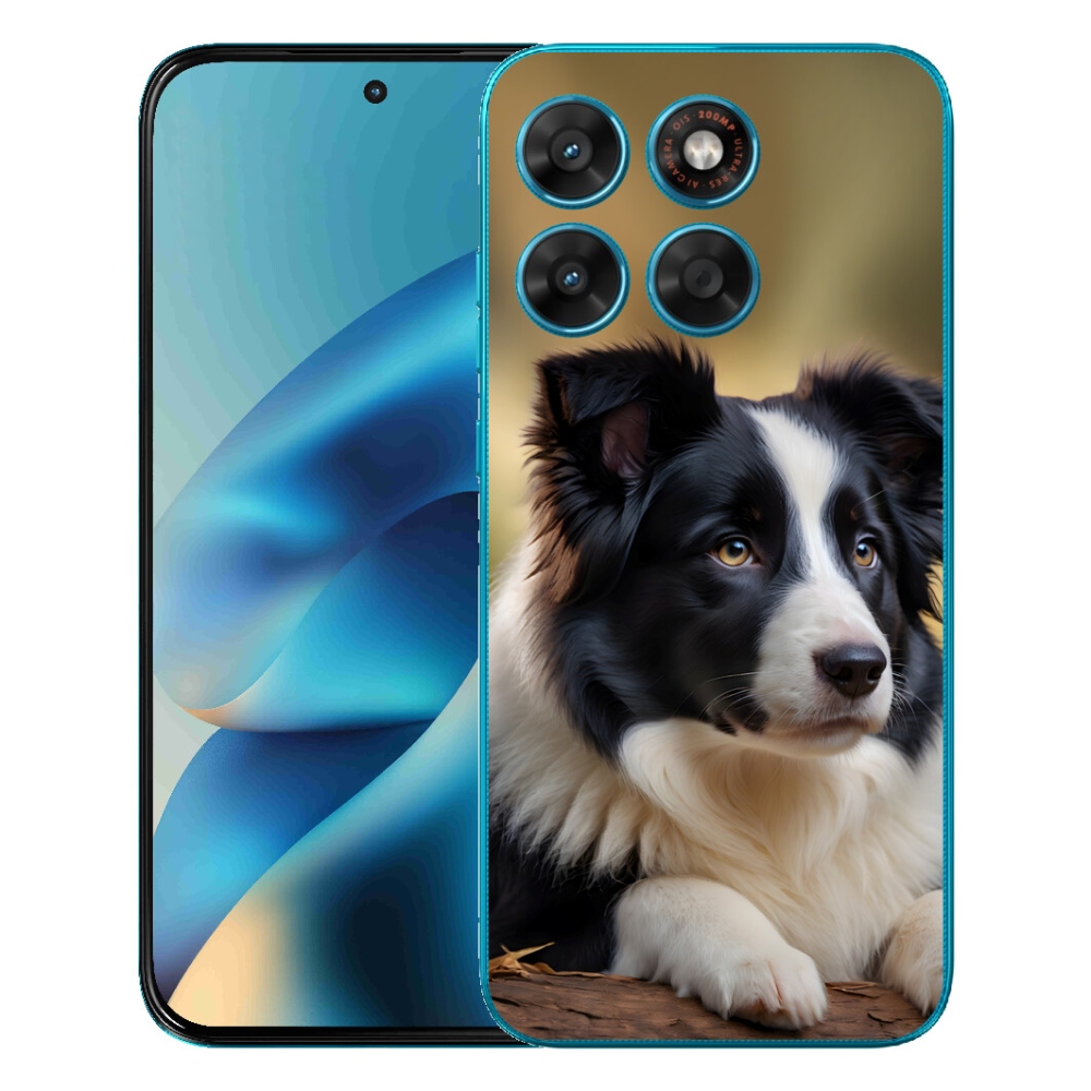 Gelový kryt mmCase na Motorola Moto G87/G77/G67 - border kolie 2