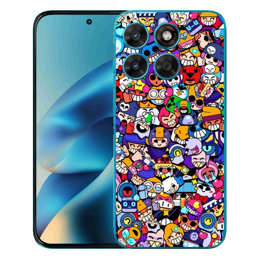 Gelový kryt mmCase na Motorola Moto G87/G77/G67 - brawl stars 2
