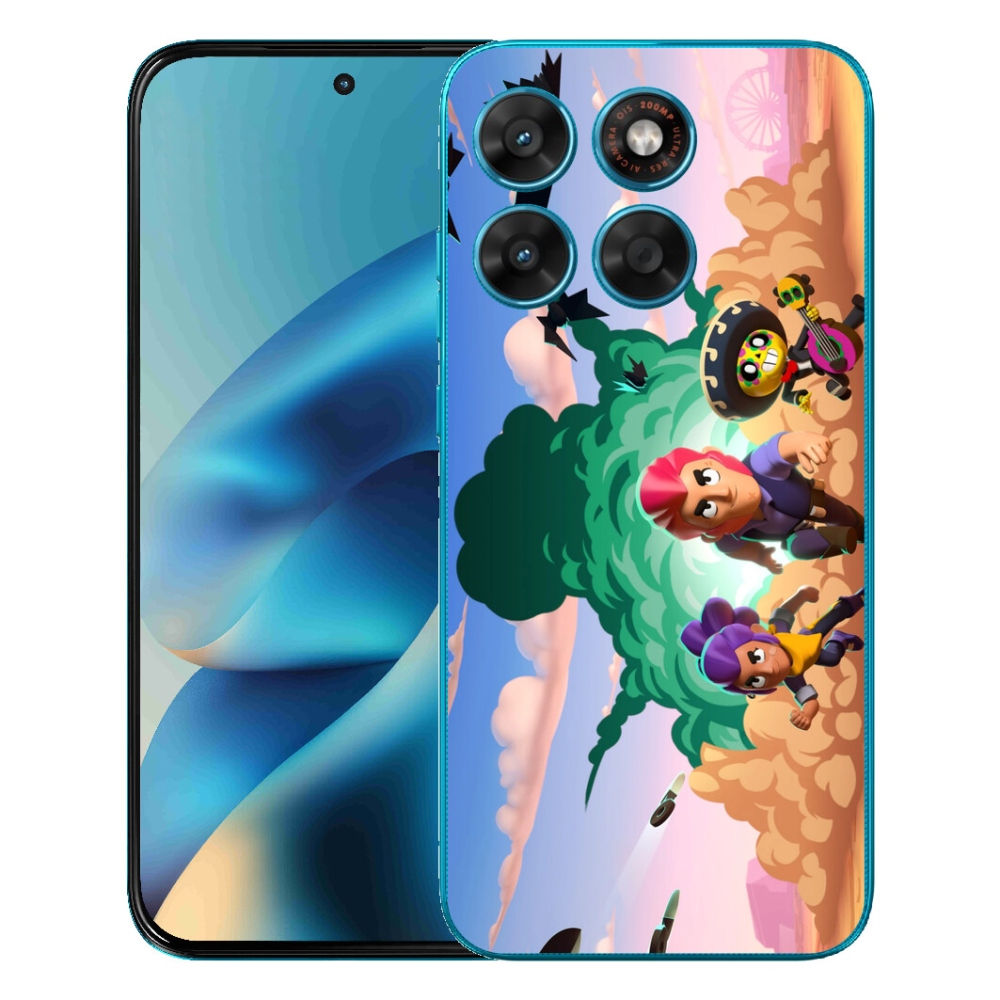 Gelový kryt mmCase na Motorola Moto G87/G77/G67 - brawl stars