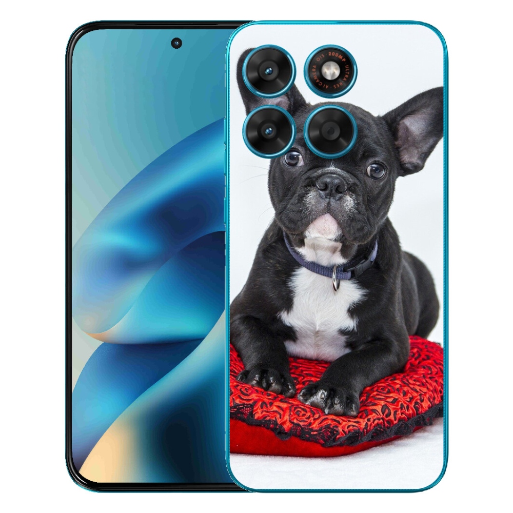 Gelový kryt mmCase na Motorola Moto G87/G77/G67 - buldok