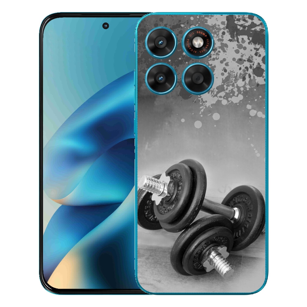 Gelový kryt mmCase na Motorola Moto G87/G77/G67 - činky 1