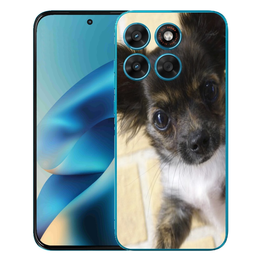 Gelový kryt mmCase na Motorola Moto G87/G77/G67 - čivava 2