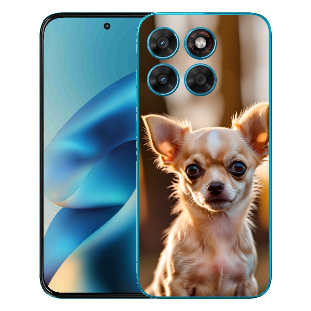 Gelový kryt mmCase na Motorola Moto G87/G77/G67 - čivava 6