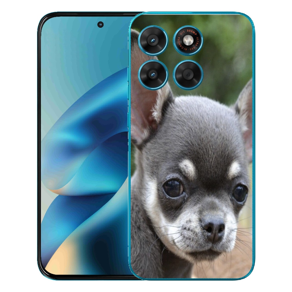 Gelový kryt mmCase na Motorola Moto G87/G77/G67 - čivava