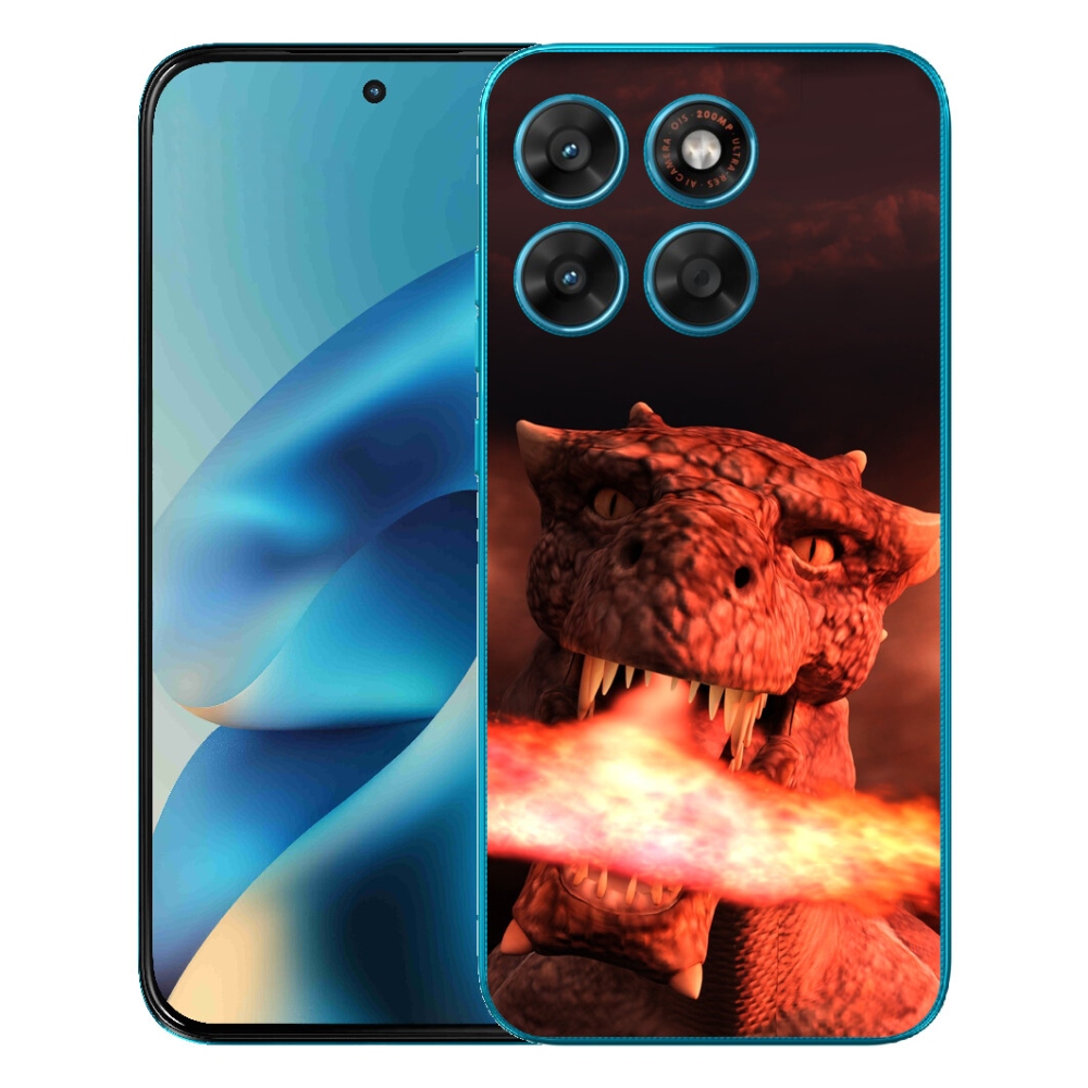 Gelový kryt mmCase na Motorola Moto G87/G77/G67 - drak