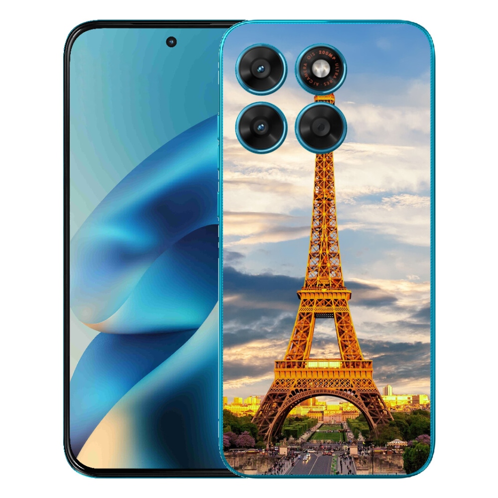 Gelový kryt mmCase na Motorola Moto G87/G77/G67 - eiffelova věž 3