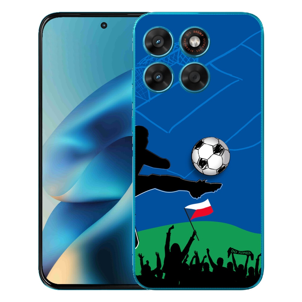 Gelový kryt mmCase na Motorola Moto G87/G77/G67 - fanoušci fotbalu