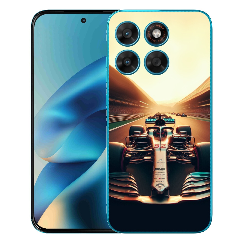 Gelový kryt mmCase na Motorola Moto G87/G77/G67 - formule 1