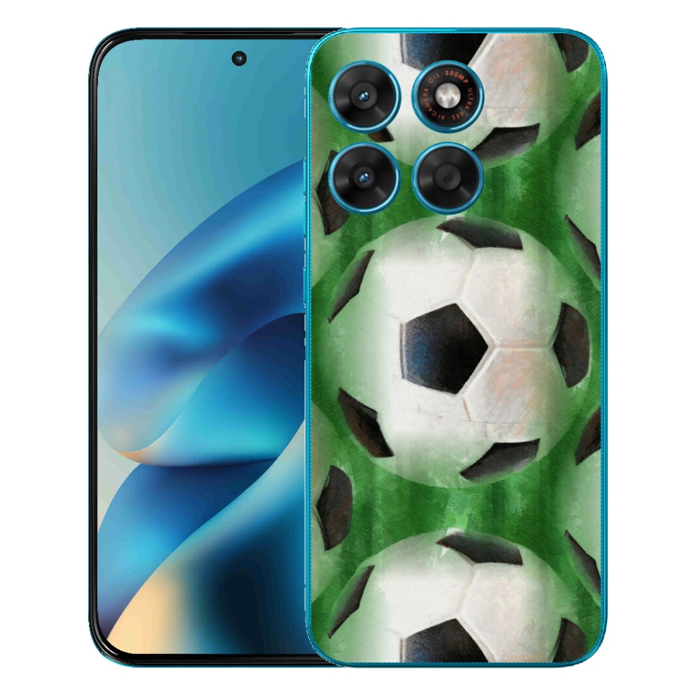 Gelový kryt mmCase na Motorola Moto G87/G77/G67 - fotbalový míč