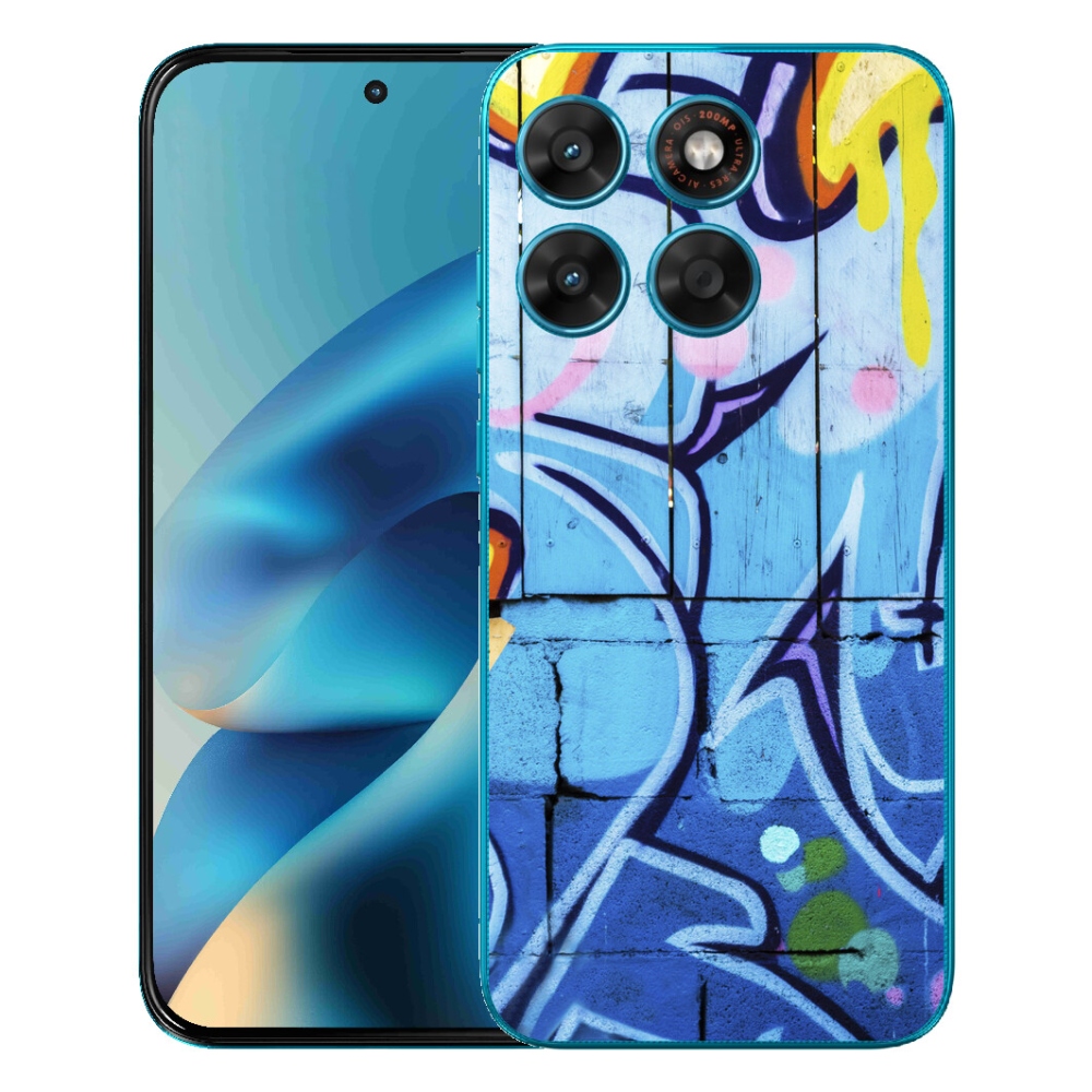 Gelový kryt mmCase na Motorola Moto G87/G77/G67 - graffiti