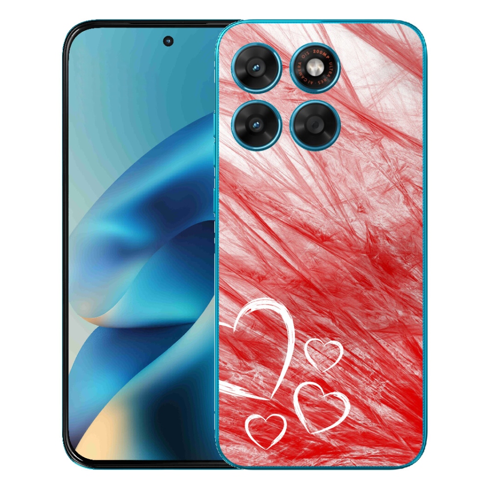 Gelový kryt mmCase na Motorola Moto G87/G77/G67 - heart