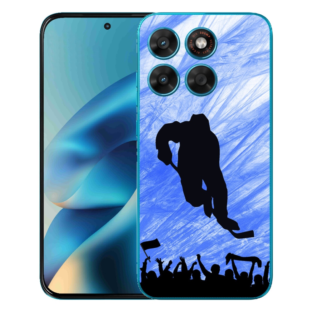 Gelový kryt mmCase na Motorola Moto G87/G77/G67 - hokejový hráč