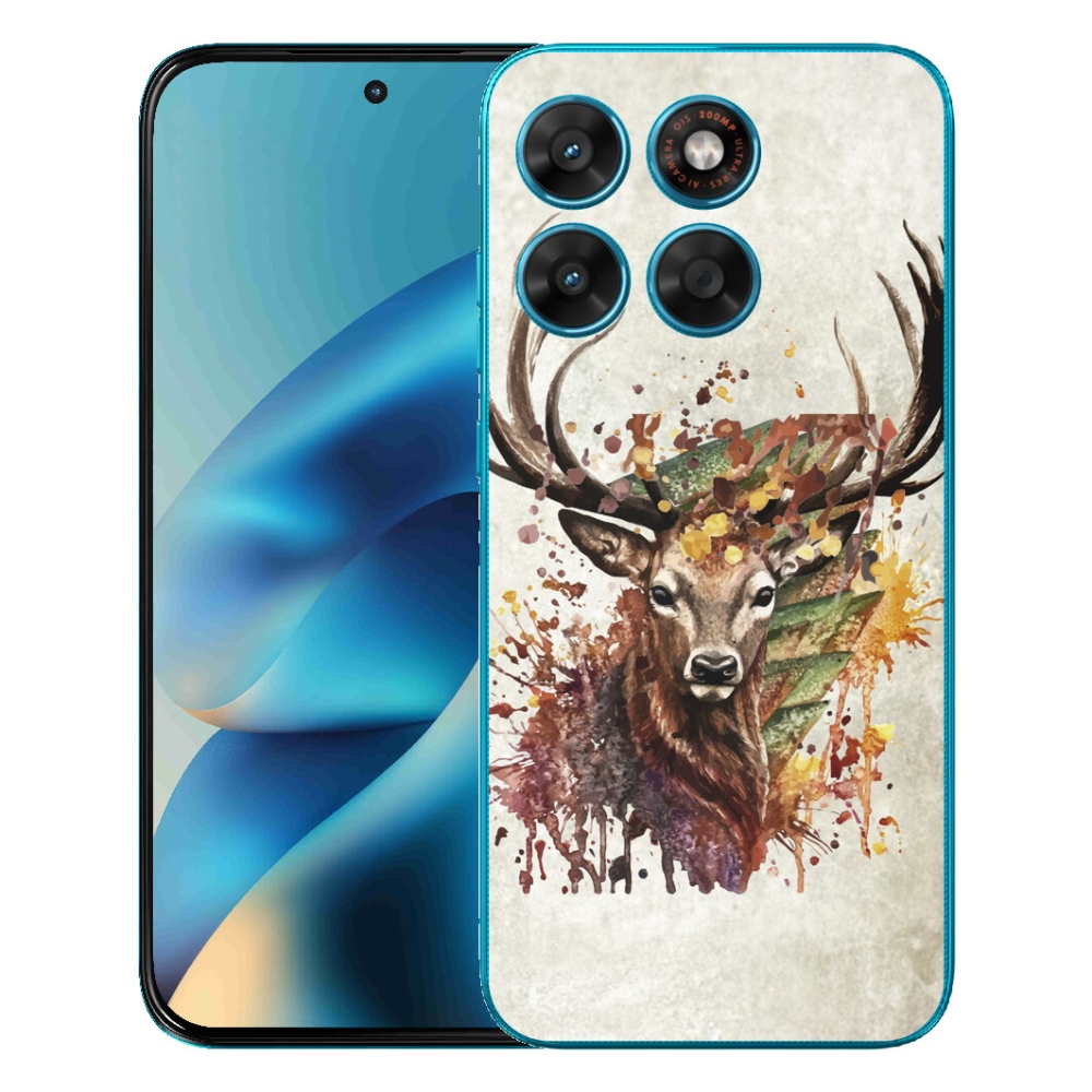 Gelový kryt mmCase na Motorola Moto G87/G77/G67 - jelen 1